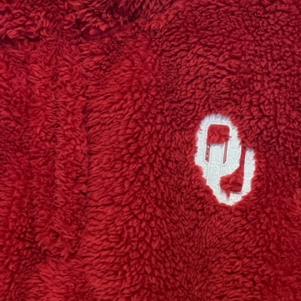 University of Oklahoma Zoozatz Quarter Zip Pullover Size Small - Picture 3 of 5
